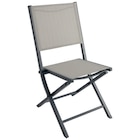 Chaise pliante "Dani" ECLOZ - ECLOZ en promo chez Jardiland Nantes à 45,99 €