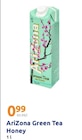 Green Tea Honey im Action Prospekt Green Tea Honey von AriZona im aktuellen Action Prospekt für 0,99 €