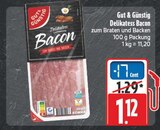 EDEKA - Delikatess Bacon Angebot im Prospekt Delikatess Bacon bei EDEKA im Prospekt "" für 1,12 €
