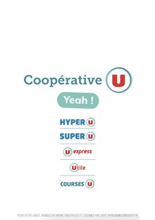 Catalogue U Express de la semaine 44, "Yeah !", page 1, 31/10/2025 - 09/11/2025 Prospectus U Express en cours, "Yeah !", page 1 sur 1