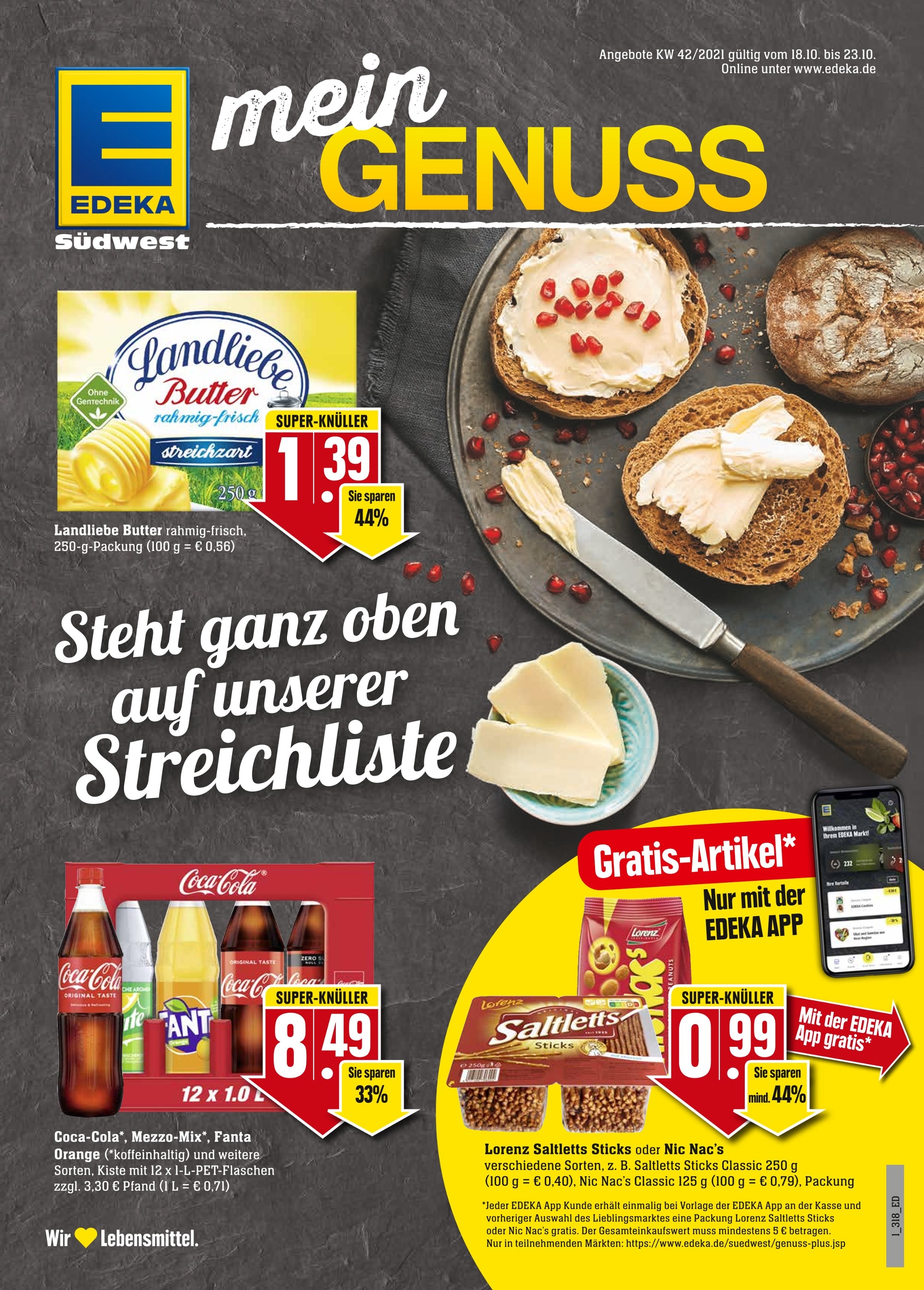EDEKA Prospekt für Setzingen mit 55 Seiten EDEKA Prospekt für Setzingen: "Aktuelle Angebote", 55 Seiten, 18.10.2021 - 23.10.2021