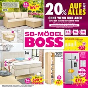 Aktueller SB Möbel Boss Prospekt mit Terrassenmöbel, "20% AUF FAST ALLES", Seite 1