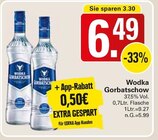 Wodka Gorbatschow Angebote von Wodka Gorbatschow bei WEZ Bad Oeynhausen für 6,49 €