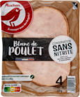 Auchan Supermarché Montmerle-sur-Saône - Promo BLANC DE POULET AUCHAN Promo BLANC DE POULET AUCHAN à 3,98 € dans le catalogue Auchan Supermarché à Montmerle-sur-Saône