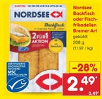 Aktuelles Backfisch oder Fischfrikadellen Bremer Art Angebot bei Netto Marken-Discount in Pforzheim ab 2,49 €