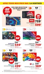 Offre TV Samsung dans le catalogue Hyper U du moment à la page 76