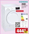 Trockner WT43HV03 im Angebot bei E center in Stuttgart Trockner WT43HV03 Angebote von Siemens bei E center Stuttgart für 444,00 €