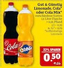 Limonade, Cola oder Cola Mix Angebote von Gut & Günstig bei Marktkauf Wendelstein für 0,50 €