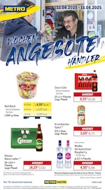 Aktueller METRO Prospekt mit Wodka, "Wochenangebote Händler", Seite 1