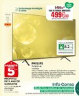 TV QLED 4K - PHILIPS - Extra à Grenoble TV QLED 4K - PHILIPS en promo chez Extra Grenoble à 499,90 €