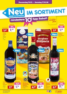 Wein im Netto Marken-Discount Prospekt "Aktuelle Angebote" mit 70 Seiten (Duisburg)