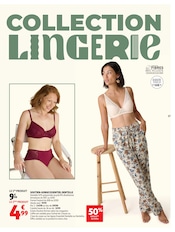 Promos Lingerie Femme dans le catalogue "LE GRAND MÉNAGE DE RENTRÉE" de Auchan Hypermarché Lingerie Femme en promo dans le catalogue Auchan Hypermarché à la page 59