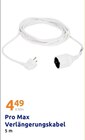 Verlängerungskabel im Angebot bei Action in Hennef Verlängerungskabel Angebote von Pro Max bei Action Hennef für 4,49 €
