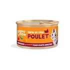 Promo Pâtée pour chat adulte au poulet morceaux en sauce sans céréales Edgard & Cooper - 85 g à 1,12 € dans le catalogue Botanic à Saint-Genest-Lerpt