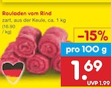 Rouladen vom Rind bei Netto Marken-Discount im Prospekt "" für 1,69 €