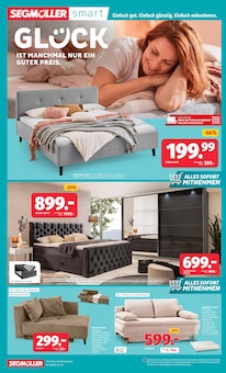 Sofa im Segmüller Prospekt "SEGMÜLLER SMART" mit 8 Seiten (Frankfurt (Main))