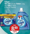 4in1 Gel, Pulver oder Tabs von Calgon im aktuellen V-Markt Prospekt für 8,49 €