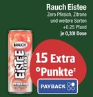 Eistee Zero Pfirsich im EDEKA Prospekt Eistee Zero Pfirsich von Rauch im aktuellen EDEKA Prospekt für