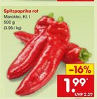 Aktuelles Spitzpaprika rot Angebot bei Netto Marken-Discount in Krefeld ab 1,99 €