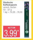 Kaffeekapseln von Starbucks im aktuellen Marktkauf Prospekt für 3,99 €