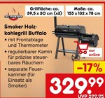 Smoker Holzkohlegrill Buffalo bei Netto Marken-Discount im Prospekt "" für 329,99 €