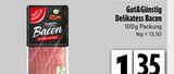 Delikatess Bacon im EDEKA Prospekt Delikatess Bacon von Gut&Günstig im aktuellen EDEKA Prospekt für 1,35 €