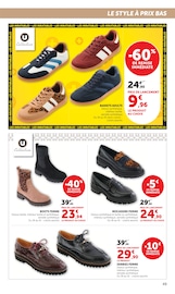 Promos Chaussures Femme dans le catalogue "LES 20 JOURS PLUS" de Hyper U Chaussures Femme en promo dans le catalogue Hyper U à la page 49