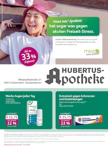 Aktueller mea - meine apotheke Prospekt "Unsere Mai-Angebote" für Schorndorf Aktueller mea - meine apotheke Prospekt für Schorndorf mit Seiten