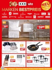 Kissen im XXXLutz Möbelhäuser Prospekt in Flensburg Aktueller XXXLutz Möbelhäuser Prospekt mit Kissen, "MARKEN BESTPREIS", Seite 1