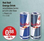 Aktuelles Energy Drink Angebot bei V-Markt in Augsburg ab 0,88 €