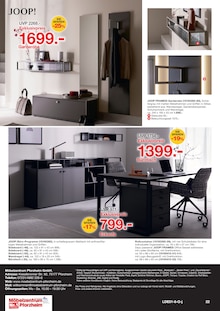 Bürostuhl im Möbelzentrum Pforzheim Prospekt "JOOP! AKTIONSWOCHEN" mit 22 Seiten (Heilbronn)