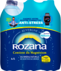 ROZANA EAU MINÉRALE GAZEUSE - ROZANA en promo chez Auchan Hypermarché Avignon à 2,99 €