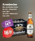 Aktuelle Krombacher Angebote bei Getränke Hoffmann in Ahlen Aktuelles Bier Angebot bei Getränke Hoffmann in Ahlen ab 14,99 €