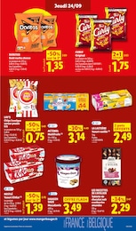 Prix et réduction Chips dans le prospectus Lidl en cours Offre Chips dans le catalogue Lidl du moment à la page 17