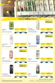 Bitburger im METRO Prospekt "Wochenangebote Händler & Monats-Mix" mit 25 Seiten (Koblenz)