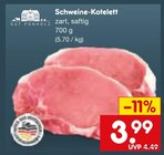 Aktuelles Schweine-Kotelett Angebot bei Netto Marken-Discount in Remscheid ab 3,99 €