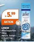 Wäscheparfüm Angebote von Lenor bei Müller Würzburg für 5,99 €