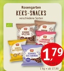 Aktuelles KEKS-SNACKS Angebot bei Erdkorn Biomarkt in Kiel ab 1,79 €