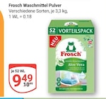 Waschmittel Pulver Angebote von Frosch bei GLOBUS Salzgitter für 9,49 €