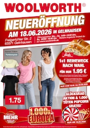 Woolworth Prospekt für Sommerkahl: „NEUERÖFFNUNG IN GELNHAUSEN”, 8 Seiten, 18.06.2026 - 18.06.2026