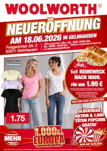 Woolworth Prospekt NEUERÖFFNUNG IN GELNHAUSEN mit 8 Seiten
