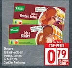 Basis-Soßen von Knorr für 0,79 € bei EDEKA im Angebot Basis-Soßen von Knorr im aktuellen EDEKA Prospekt