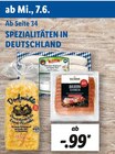 SPEZIALITÄTEN IN DEUTSCHLAND Angebot in Heeßen SPEZIALITÄTEN IN DEUTSCHLAND im aktuellen Prospekt bei Lidl in Heeßen