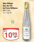 Aktuelle Eierlikör Angebote bei GLOBUS in Duisburg Aktuelles Eau-de-Vie de Poire Williams Angebot bei GLOBUS in Duisburg ab 10,99 €
