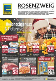 EDEKA Prospekt für Niederzier mit 24 Seiten EDEKA Prospekt für Niederzier: "Aktuelle Angebote", 24 Seiten, 27.11.2023 - 02.12.2023