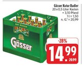 Natur Radler im Angebot bei EDEKA in Wertheim Natur Radler Angebote von Gösser bei EDEKA Wertheim für 14,99 €
