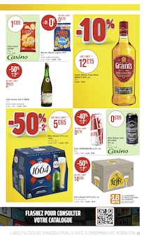 Promo Cidre dans le catalogue Casino Supermarchés du moment à la page 15