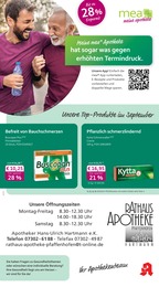 Apotheken Prospekt von mea - meine apotheke in Pfaffenhofen Aktueller mea - meine apotheke Apotheken Prospekt für Pfaffenhofen: Unsere September-Angebote mit 4} Seiten, 01.09.2025 - 30.09.2025