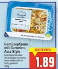 Gemüsepfanne mit Garnelen, Asia Style im aktuellen E center Prospekt