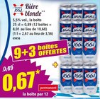 Bière blonde - 1664 en promo chez Norma Mulhouse à 0,67 €